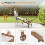 LUE BONA Chaise Lounge Chair Outdoor Set of 2, HDPS and HDPE Wicker Chaise Lounger with 5 Positions, Pool Lounge Chairs with Wheels and Adjustable Backrest for Patio, Poolside, Deck, Backyard