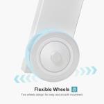 PURPLE LEAF Outdoor Oversized Chaise Lounge Set for Tall & Strong Individuals Adjustable Recliner Extra Wide Lounge Chairs with Side Table for Poolside Beach Patio Aluminum Chaise Lounger Blue 2 Sets