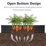 Galvanized Raised Garden Bed Planter Box Kit