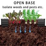 Foxlang 8x4 Galvanized Raised Garden Bed Kit