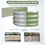 Galvanized 8x2 Metal Raised Garden Bed Kit