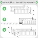 Wooden Raised Garden Bed Planter Box - 46" x 23.5