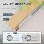 SUNSHINE VALLEY Patio Conversation Set,7 Pcs Metal Outdoor Furniture with 3-Seater Sofa,2 Swivel Chairs,2 Single Chairs,Metal Nested Table and 5.75" Extra Thick Cushion for Lawn Garden Backyard,Beige