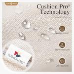 Sophia & William Patio Furniture Sets with 45" Gas Fire Pit Table Outdoor Metal Conversation Sets for 5, 2 x Swivel Cushioned Patio Sofa Chairs, 1 x 3-Seat Sofa 4 Pieces for Lawn Backyard Beige