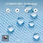 SUNSHINE VALLEY 4 Piece Metal Outdoor Patio Furniture Set, Patio Conversation Sets with 3-Seater Sofa, 2 Swivel Chairs and Coffee Table, White Frame Outdoor Seating Furniture for Bavkyard, Blue