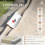 HERA'S HOUSE 5 Piece Patio Furniture Set, 2 x Cushioned Metal Chair, 2 x Ottoman, 1 x 3-Seat Sofa, All Cushioned 7 Seats Outdoor Conversation Set for Lawn Garden Backyard