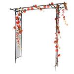 VINGLI Steel Garden Arbor for Climbing Plants