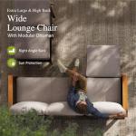 Sophia & William Patio Furniture Set with 56-Inch Fire Pit Table, 4 Corner Sofa, 3 Single Chairs, 2 x Ottoman, Outdoor Wicker Sectional Sofa Patio Conversation Set for Pool,Deck,Lawn (Beige)