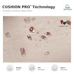 MFSTUDIO 5 Seats Large Metal Patio Conversation Sets, 4 Pieces Outdoor Sectional Furniture Sofa with 2 x Swivel Chairs, 1 x 3-seat Sofa and 1 x 45 inches Rectangular Propane Fire Pit Table