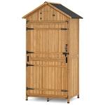 MCombo Large Outdoor Storage Shed with Adjustable Shelves