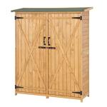 VINGLI Extra Large Wooden Outdoor Storage Shed
