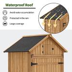 MCombo Large Outdoor Storage Shed with Adjustable Shelves