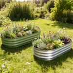 AmazStove 4x2 Galvanized Raised Garden Bed Kit