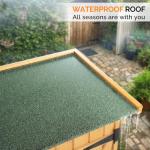 VINGLI Extra Large Wooden Outdoor Storage Shed