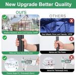 Large Outdoor Aluminum Polycarbonate Greenhouse with Vents