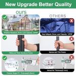 20x10x10 FT Outdoor Greenhouse with Vents and Door