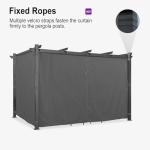 Purple Leaf 10' x 13' Outdoor Pergola with Canopy
