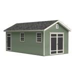 Fairfax 10x20 Wooden Storage Shed for Gardening
