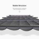 Purple Leaf 10' x 13' Outdoor Pergola with Canopy