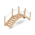 Cedar Wood Garden Bridge with Side Rails