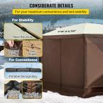 VEVOR 12x12 ft Gazebo Screen Tent with Mesh Windows