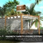 Retractable Pergola Canopy for Outdoor Spaces