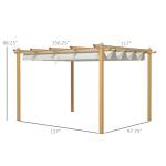 Retractable Pergola Canopy for Outdoor Spaces