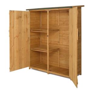 Outvita Waterproof Outdoor Storage Shed with Shelves