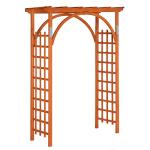 VINGLI 85in Wooden Arbor and Garden Trellis