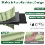 Kesfitt 4x2x1 FT Galvanized Steel Garden Bed