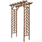 79in Wooden Garden Arbor Arch Trellis for Climbing Vines