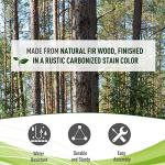 79in Wooden Garden Arbor Arch Trellis for Climbing Vines