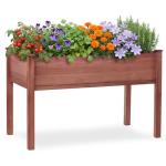 Wood Elevated Planter Box with Legs, 48x24x30