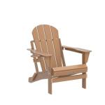 Folding Adirondack Chairs with Cup Holder, Teak