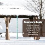 Domi Support Post for Gazebo Stability