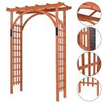 Outdoor Cedar Arbor Trellis for Garden Yards