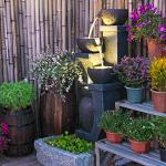 Supmix 37.4” LED Water Fountain for Gardens