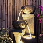 Supmix 37.4” LED Water Fountain for Gardens
