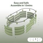 Winpull 4x2 Galvanized Raised Garden Bed Kit