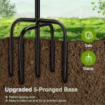 35-Inch Removable Bowl Bird Bath for Gardens