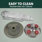 Antique Glass Hummingbird Feeder for Gardens