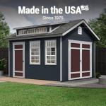 Stylish 12x10 Wooden Storage Shed with Dormer