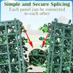 12 Piece Boxwood Hedge Panels for Privacy