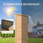 Gizoon Waterproof Outdoor Storage Cabinet with Shelves