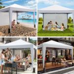 10x10 Outdoor Canopy Tent with Removable Sidewalls