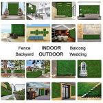 12 Piece Boxwood Hedge Panels for Privacy