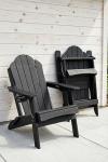 LUE BONA Folding Adirondack Chairs Set of 4