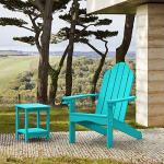 Weather-Resistant Adirondack Chairs with Cup Holder