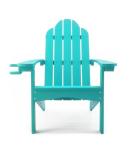Weather-Resistant Adirondack Chairs with Cup Holder