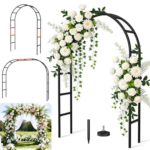 Rustproof Metal Garden Arch Trellis for Climbing Plants